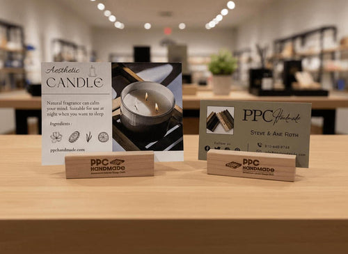 Card holder – Soap Candle Info Card Holder - PPC HANDMADE