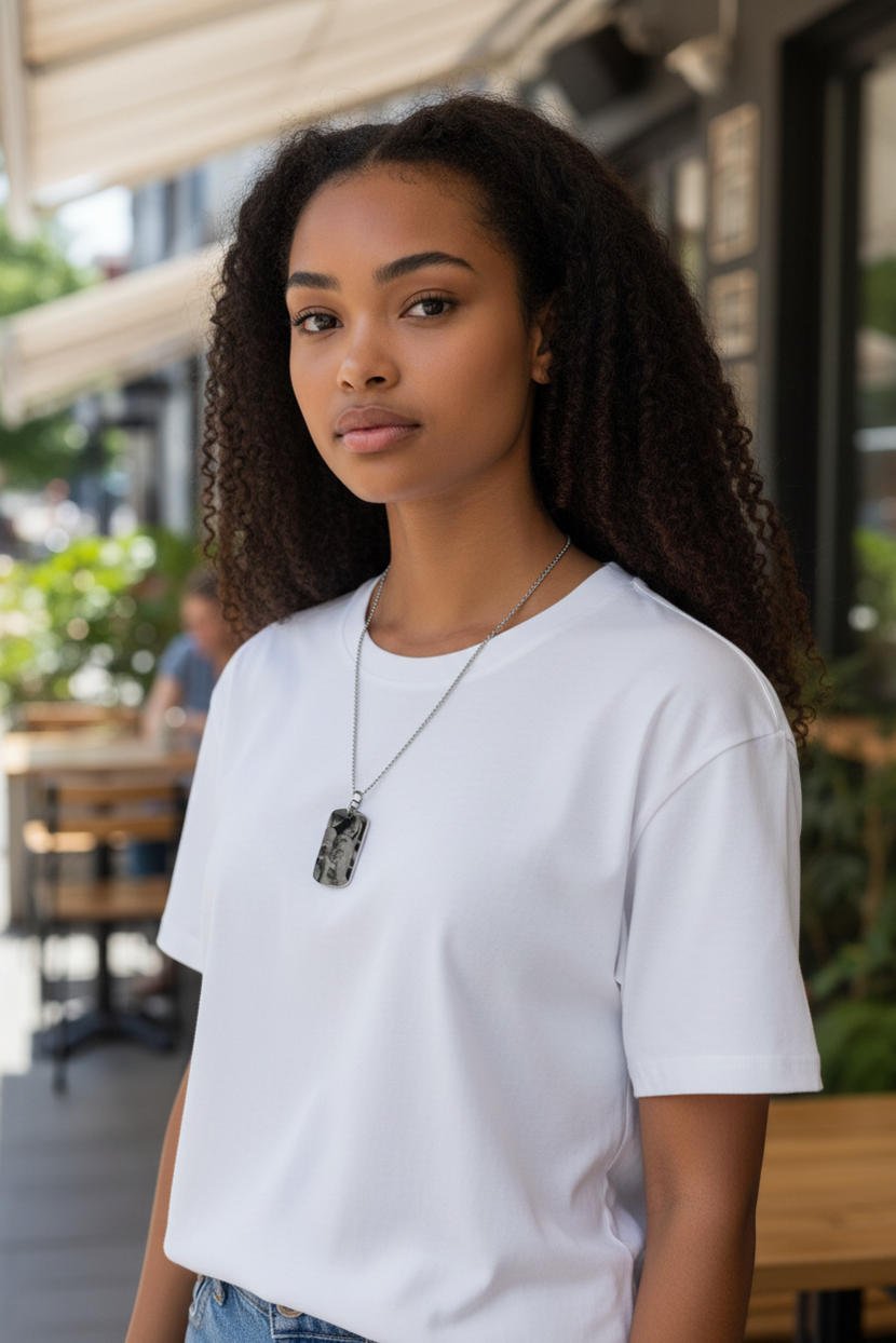 Engraved Photo Dog Tag - PPC HANDMADE