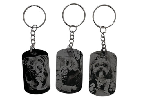 Engraved Photo Dog Tag - PPC HANDMADE