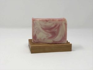 Birch soap dish with curve