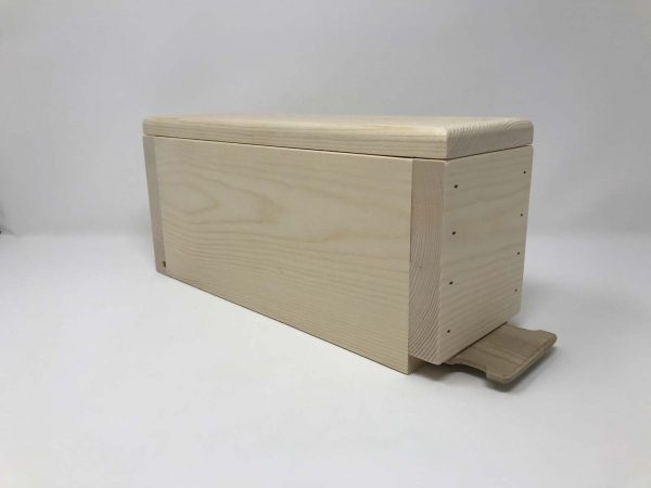 Handmade Slab Wood Soap Mold with Removable Bottom for Easy Removal