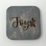 Handmade Candle Lids Engraved