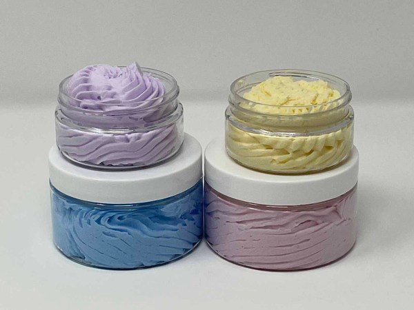 Handcrafted whipped handmade soap