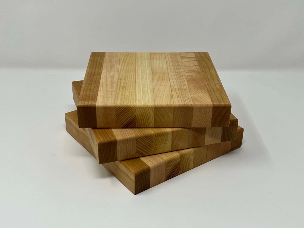 Handmade wood hot pads