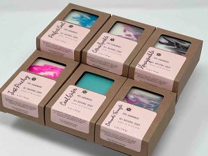 Ppc Handmade Bar Soap in Box for Easy Storage
