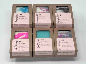 Ppc Handmade Bar Soap in Box for Easy Storage