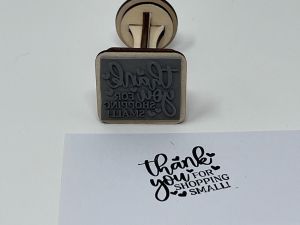 Custom Handmade Rubber Stamp Made in Michigan